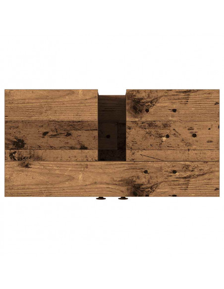 Mobile Lavabo Bagno Legno Antico 60x30x60 cm Legno Multistrato
