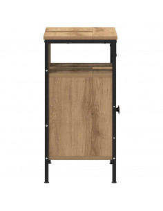 Mobile Lavabo Bagno Rovere Artigianale 60x30x60cm Truciolato 2