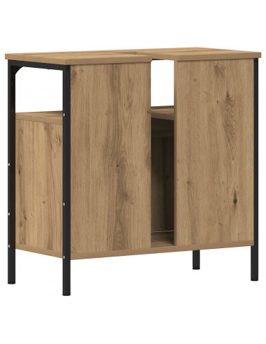 Mobile Lavabo Bagno Rovere Artigianale 60x30x60cm Truciolato