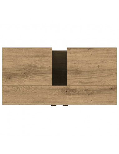 Mobile Lavabo Bagno Rovere Artigianale 60x30x60cm Truciolato