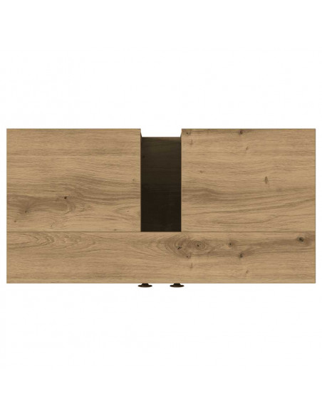 Mobile Lavabo Bagno Rovere Artigianale 60x30x60cm Truciolato
