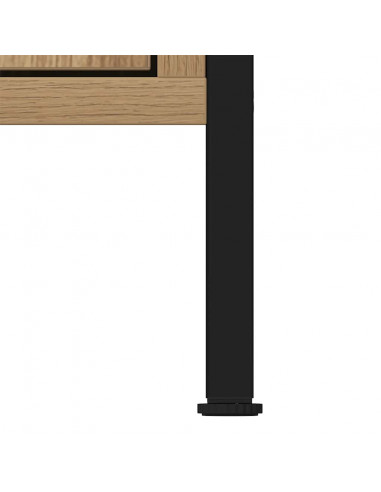 Mobile Lavabo Bagno Rovere Artigianale 60x30x60cm Truciolato