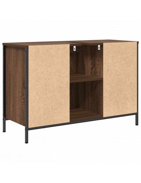 Mobile Lavabo con Cassetti Rovere Marrone 90x34,5x60 cm