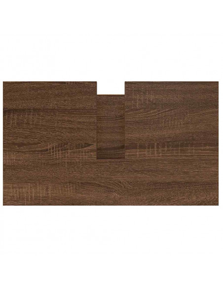 Mobile Lavabo da Bagno con Cassetti Rovere Marrone 60x34,5x60cm