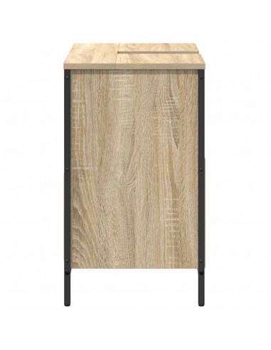 Mobile Lavabo da Bagno con Cassetti Rovere Sonoma 60x34,5x60 cm