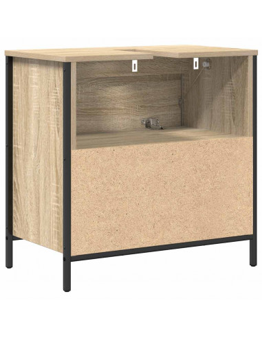Mobile Lavabo da Bagno con Cassetti Rovere Sonoma 60x34,5x60 cm