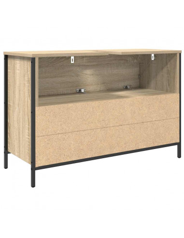 Mobile Lavabo da Bagno con Cassetti Rovere Sonoma 90x34,5x60 cm