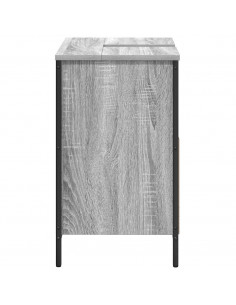 Mobile Lavabo da Bagno Grigio Sonoma 60x34,5x60 cm 2