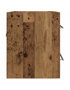 Mobile Lavabo da Bagno Legno Antico 60x38,5x48 cm in Truciolato 2