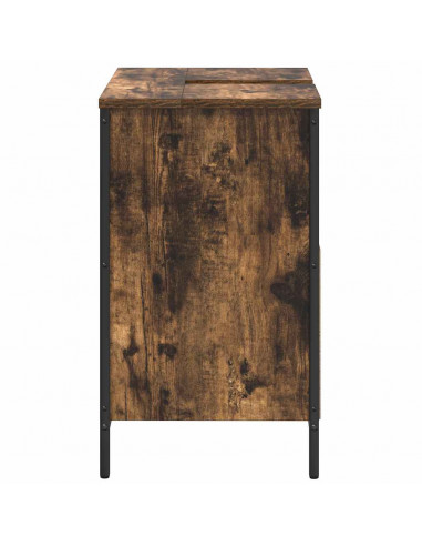 Mobile Lavabo da Bagno Rovere Fumo 60x34,5x60 cm