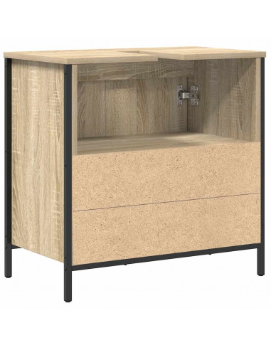 Mobile Lavabo da Bagno Rovere Sonoma 60x34,5x60 cm