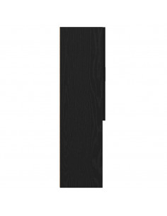 Mobile per Lavatrice Rovere Nero 70,5x25,5x90 cm 2