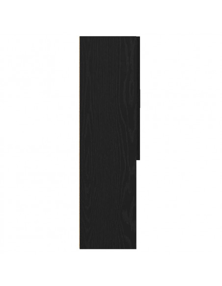 Mobile per Lavatrice Rovere Nero 70,5x25,5x90 cm