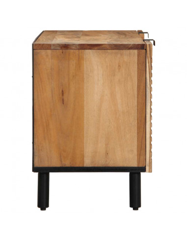 Mobile Porta TV 105x33x46 cm in Legno Massello di Acacia