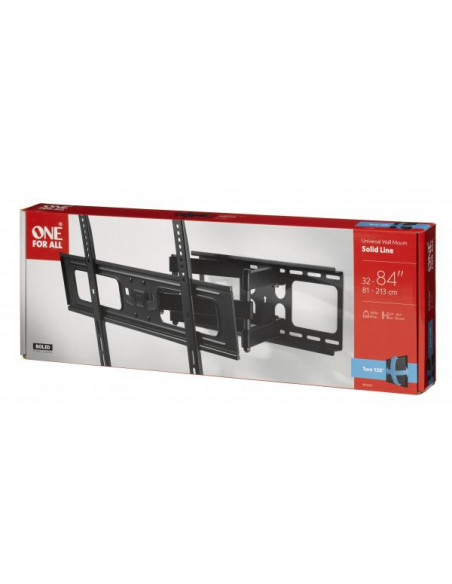 One For All WM 4661 Supporto TV a parete 2,13 m (84") Nero