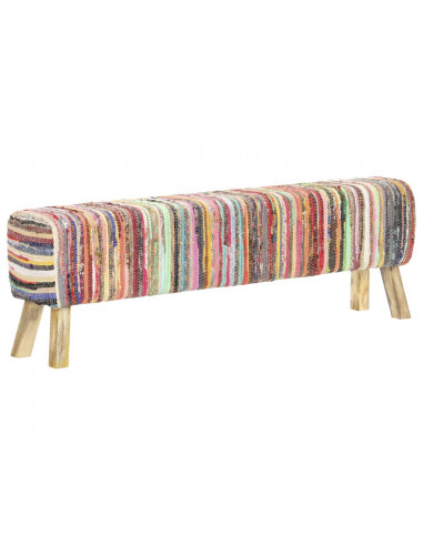Panca 160 cm Multicolore in Tessuto Chindi