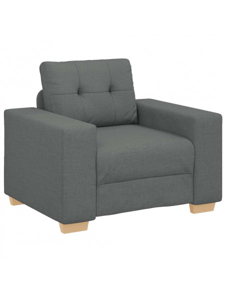 Poltrona Grigio Scuro 59 cm in Tessuto