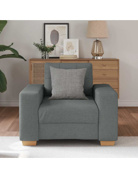 Poltrona Grigio Scuro 59 cm in Tessuto