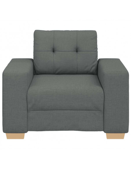 Poltrona Grigio Scuro 59 cm in Tessuto