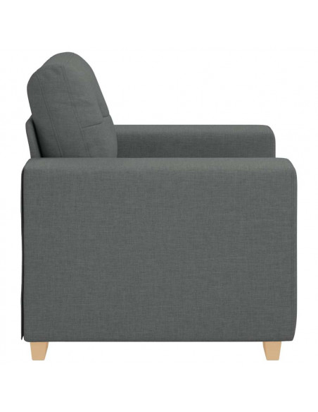 Poltrona Grigio Scuro 59 cm in Tessuto