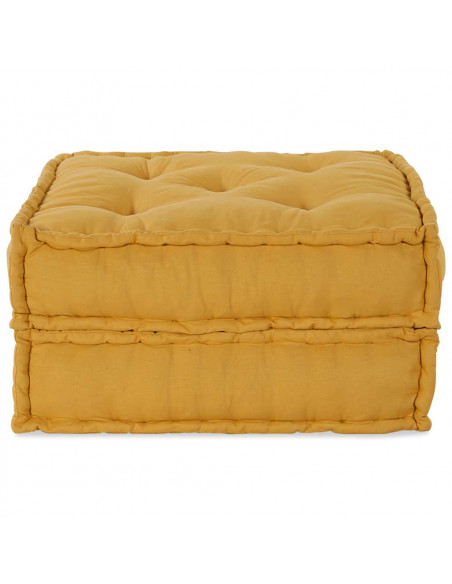 Divano Componibile Giallo 70x70x36 in Tessuto