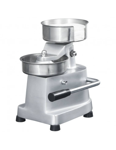 Pressa per Hamburger con 500 Fogli Carta Cerata Alluminio 13 cm