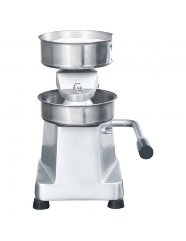 Pressa per Hamburger con 500 Fogli Carta Cerata Alluminio 13 cm