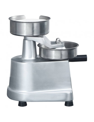 Pressa per Hamburger con 500 Fogli Carta Cerata Alluminio 13 cm