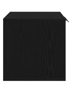 Recinto Lettiera Gatti Rovere Nero 60x40x40 cm in Truciolato 2