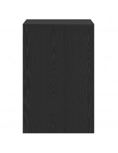 Scrivania Rovere Nero 101x50x76,5 cm in Legno Multistrato 2