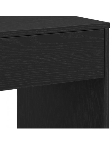 Scrivania Rovere Nero 101x50x76,5 cm in Legno Multistrato