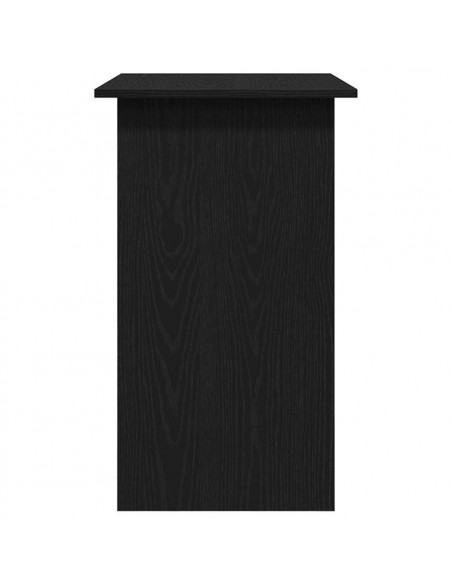 Scrivania Rovere Nero 80x45x74 cm in Legno Multistrato