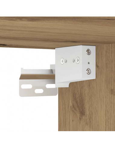 Set Mobili da Bagno 2 pz Rovere Artigianale Legno Multistrato