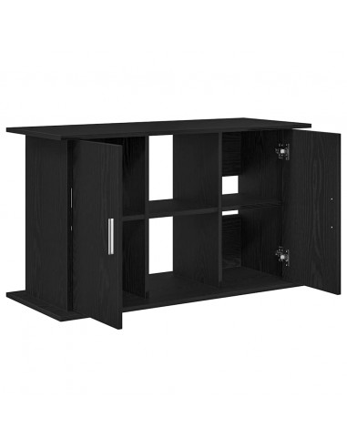 Supporto Acquario 101x41x58 cm Legno Multistrato Rovere Nero