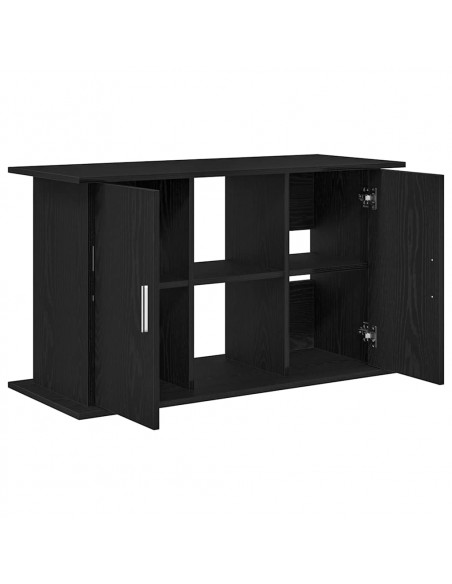 Supporto Acquario 101x41x58 cm Legno Multistrato Rovere Nero