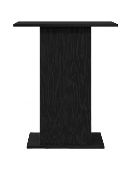 Supporto per Acquario 60,5x36x72,5cm Multistrato Rovere Nero