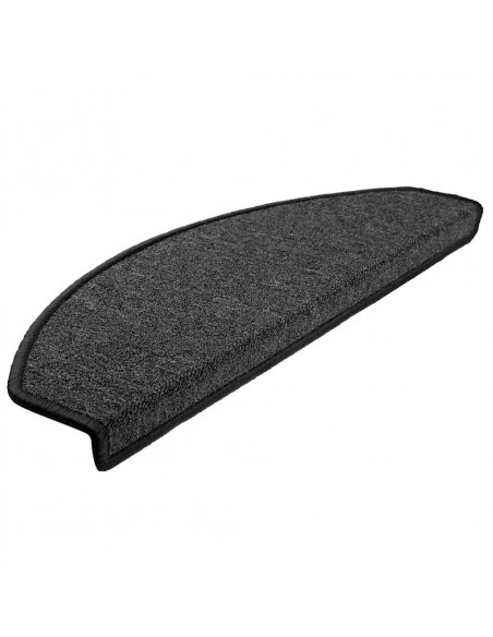 Tappetini per Scale 30 pz Antracite 65x24x4 cm