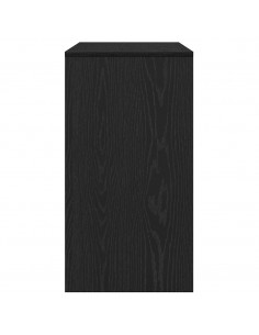 Tavolino Consolle Rovere Nero 89x41x76,5cm Legno Multistrato 2