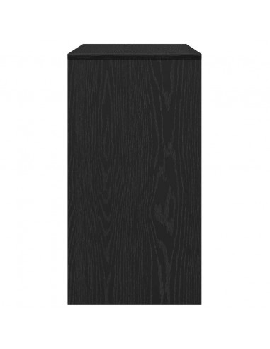 Tavolino Consolle Rovere Nero 89x41x76,5cm Legno Multistrato