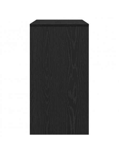 Tavolino Consolle Rovere Nero 89x41x76,5cm Legno Multistrato