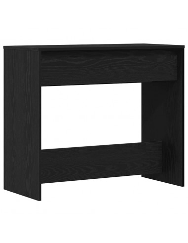 Tavolino Consolle Rovere Nero 89x41x76,5cm Legno Multistrato