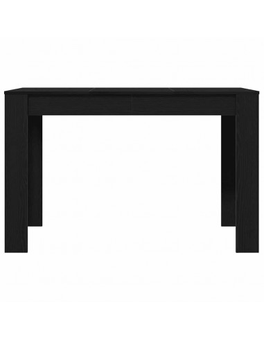 Tavolo da Pranzo Rovere Nero 120x60x76 cm Legno Multistrato