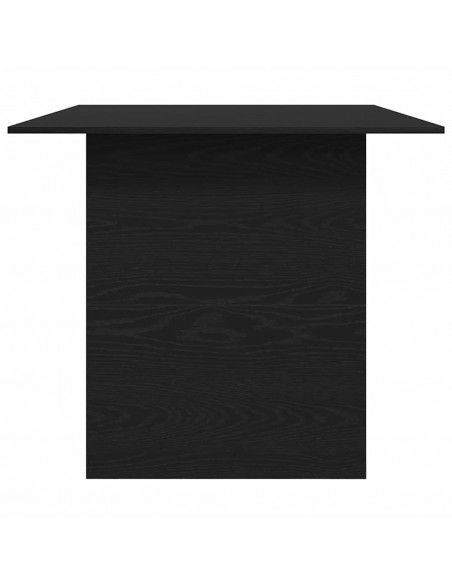 Tavolo da Pranzo Rovere Nero 180x90x76 cm Legno Multistrato