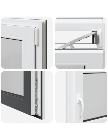 Finestra per Seminterrato RISOR 90x60cm Anta Ribalta DIN Destra