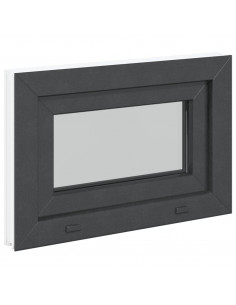 Finestra Seminterrato RISOR 60x40 cm Tilt 3 Vetri Antracite