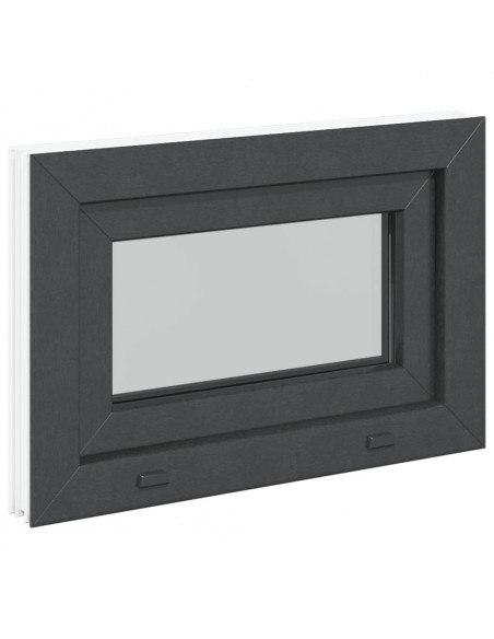 Finestra Seminterrato RISOR 60x40 cm Tilt 3 Vetri Antracite