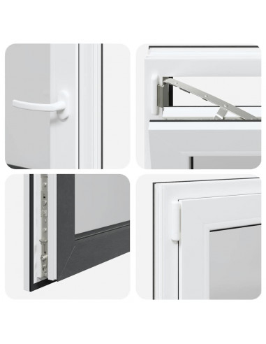 Finestra Seminterrato RISOR 60x90 cm Anta Ribalta DIN Sinistra