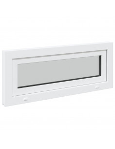 Finestra Seminterrato RISOR 110x40 cm Tilt 3 Vetri Bianco