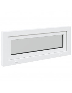 Finestra Seminterrato RISOR 100x40 cm Tilt 3 Vetri Bianco