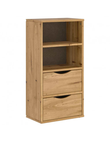 Mobile TV 5 pz con Contenitore ODDA in Legno Massello di Pino